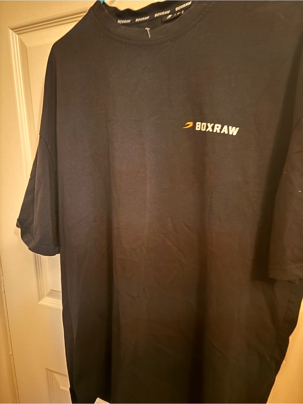 Boxraw Men’s Black Logo Short Sleeve Tee